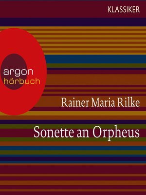 cover image of Sonette an Orpheus